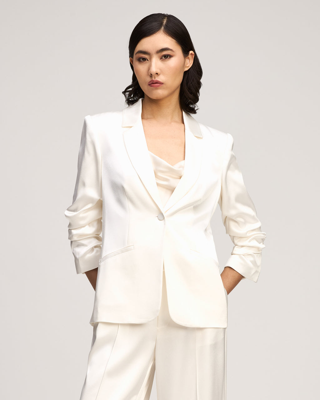 Satin Kylie Blazer