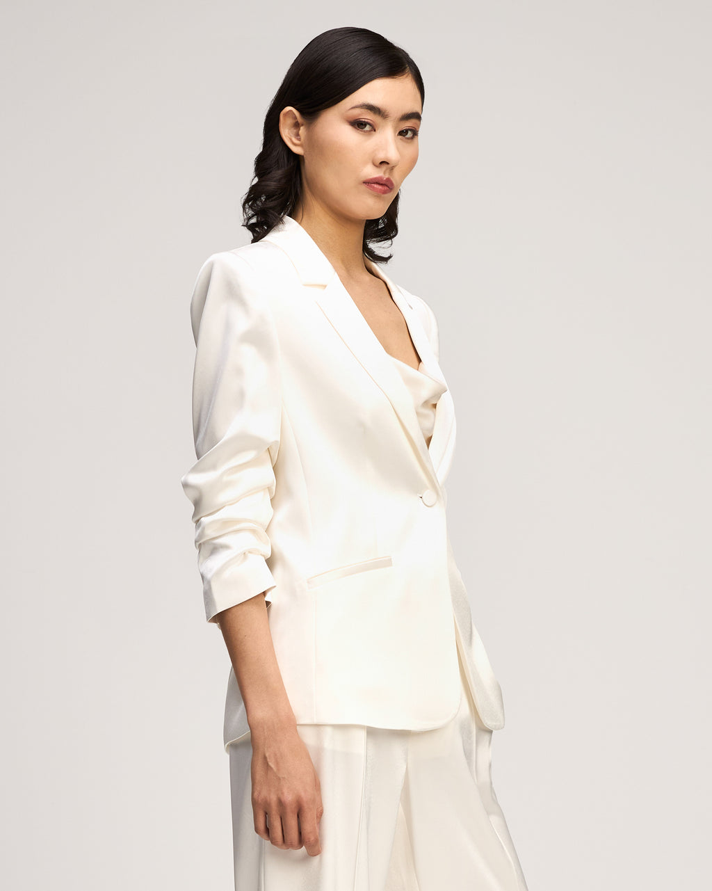 Satin Kylie Blazer