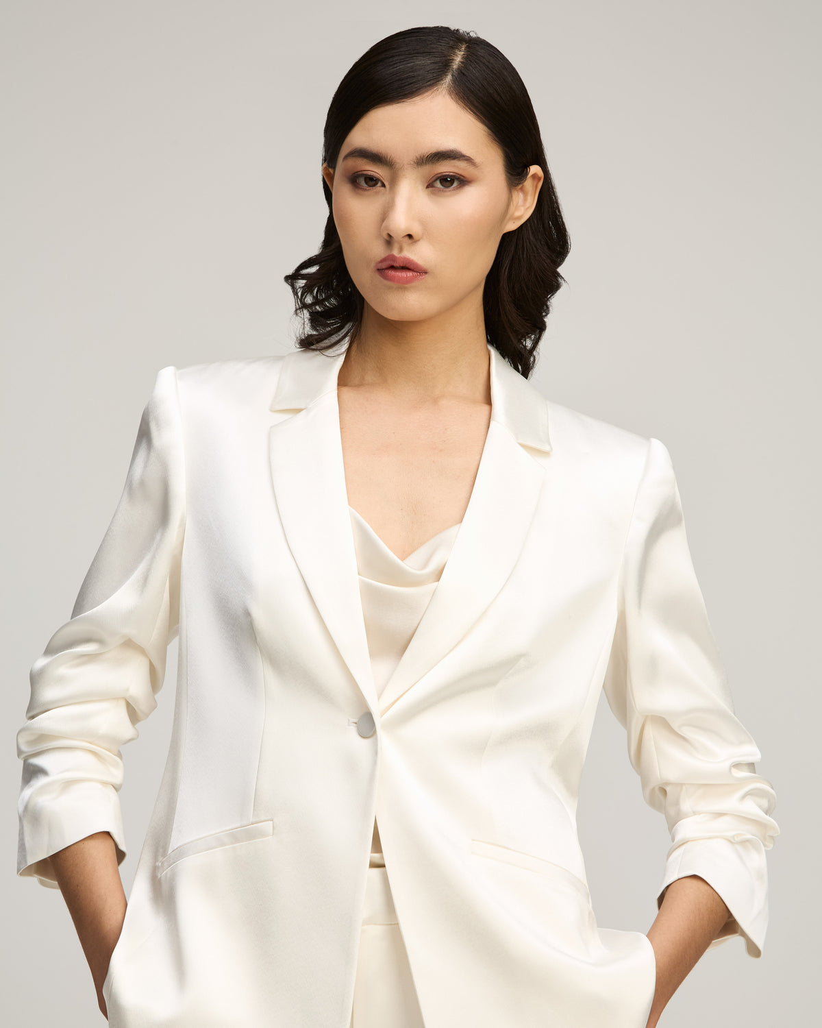 Satin Kylie Blazer