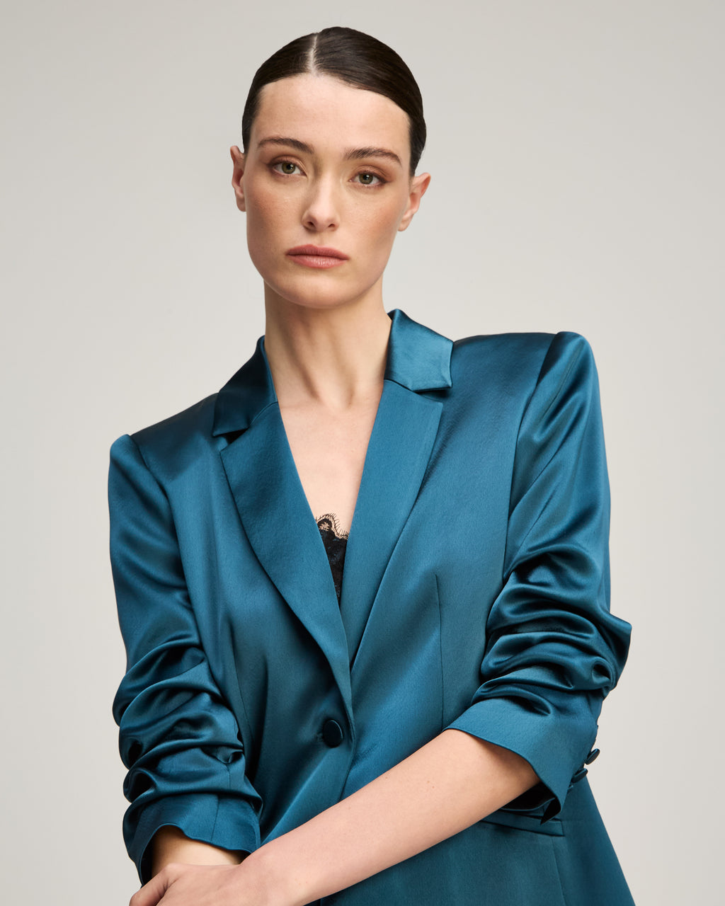 Satin Kylie Blazer