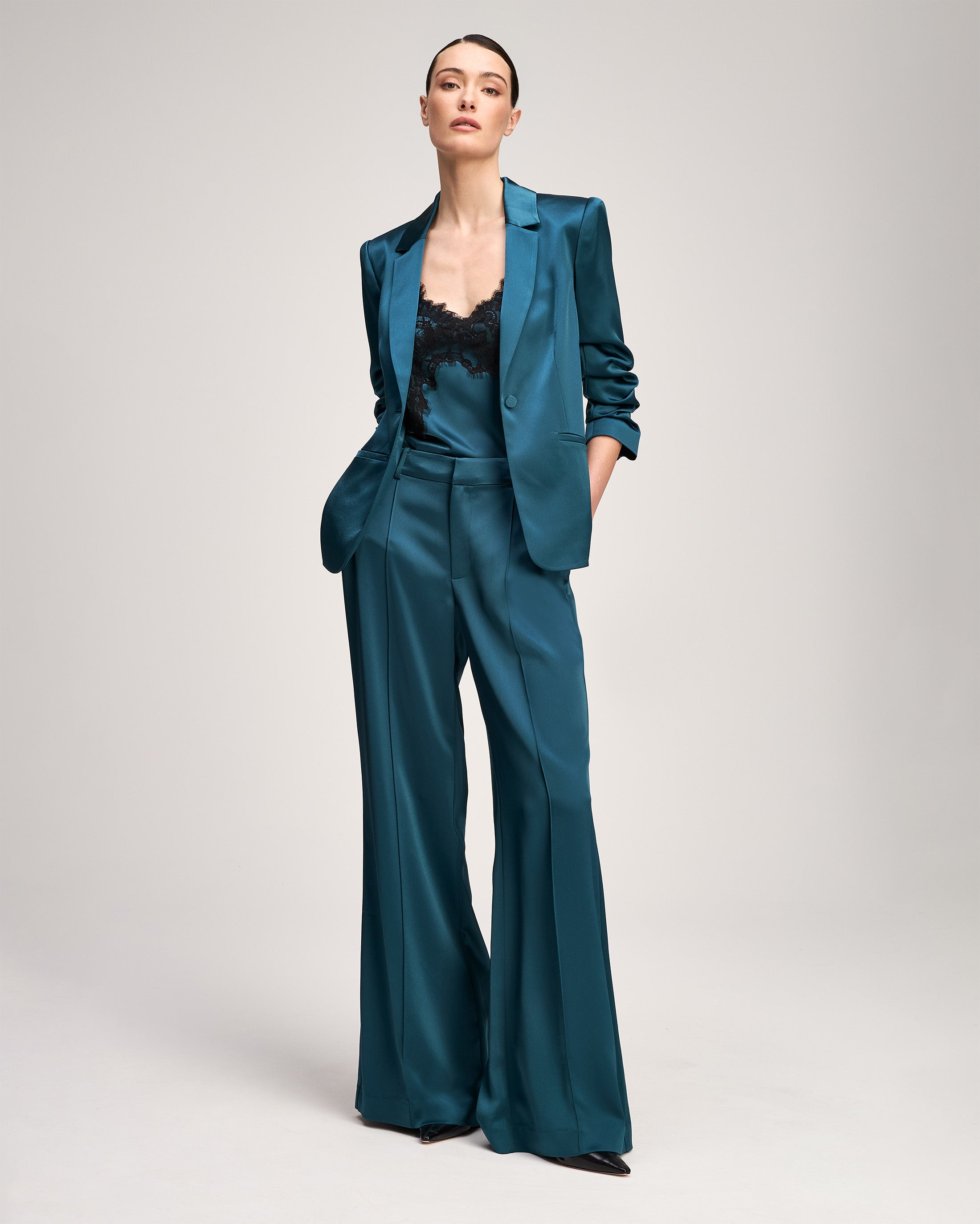 Satin Kylie Blazer