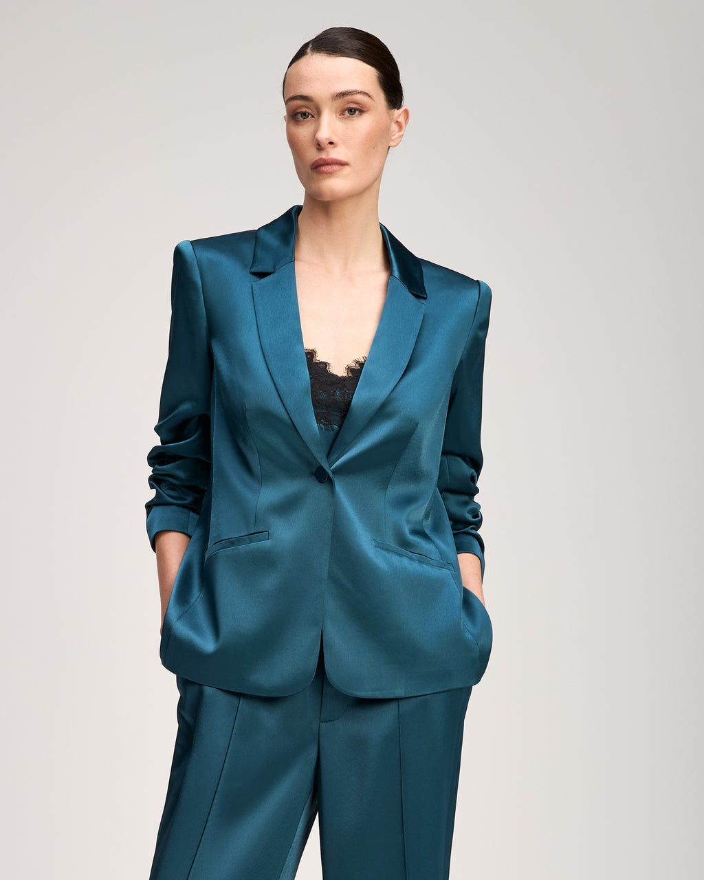Satin Kylie Blazer
