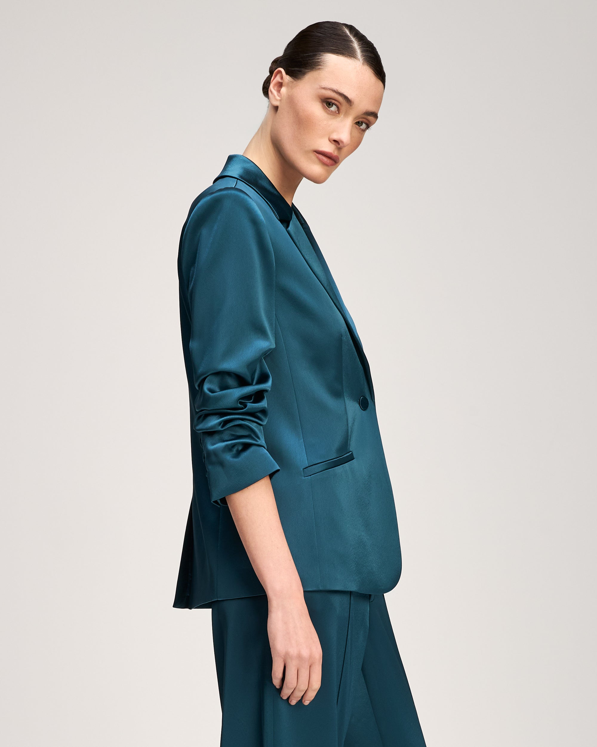 Satin Kylie Blazer