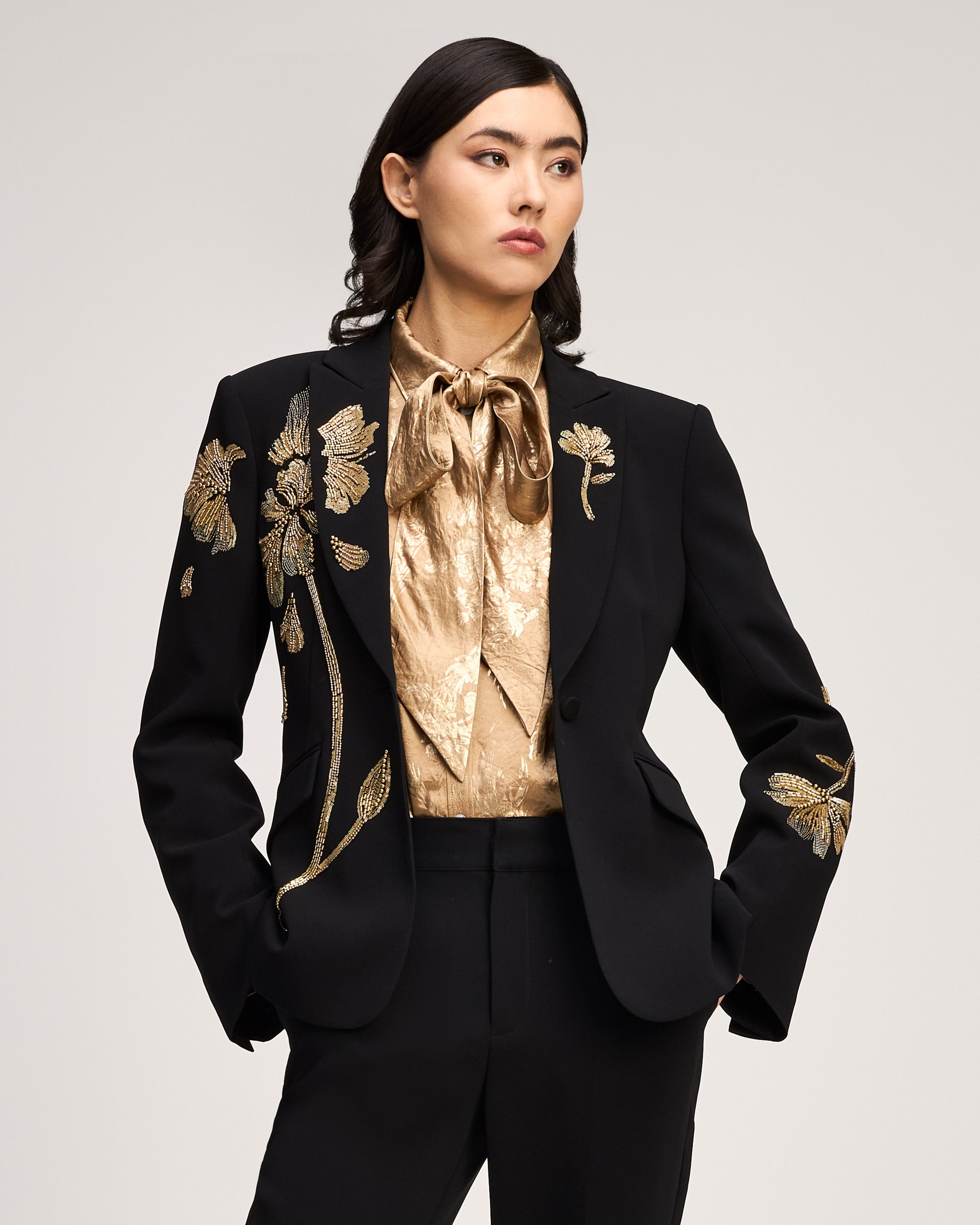 Gilded Peony Cheyenne Blazer