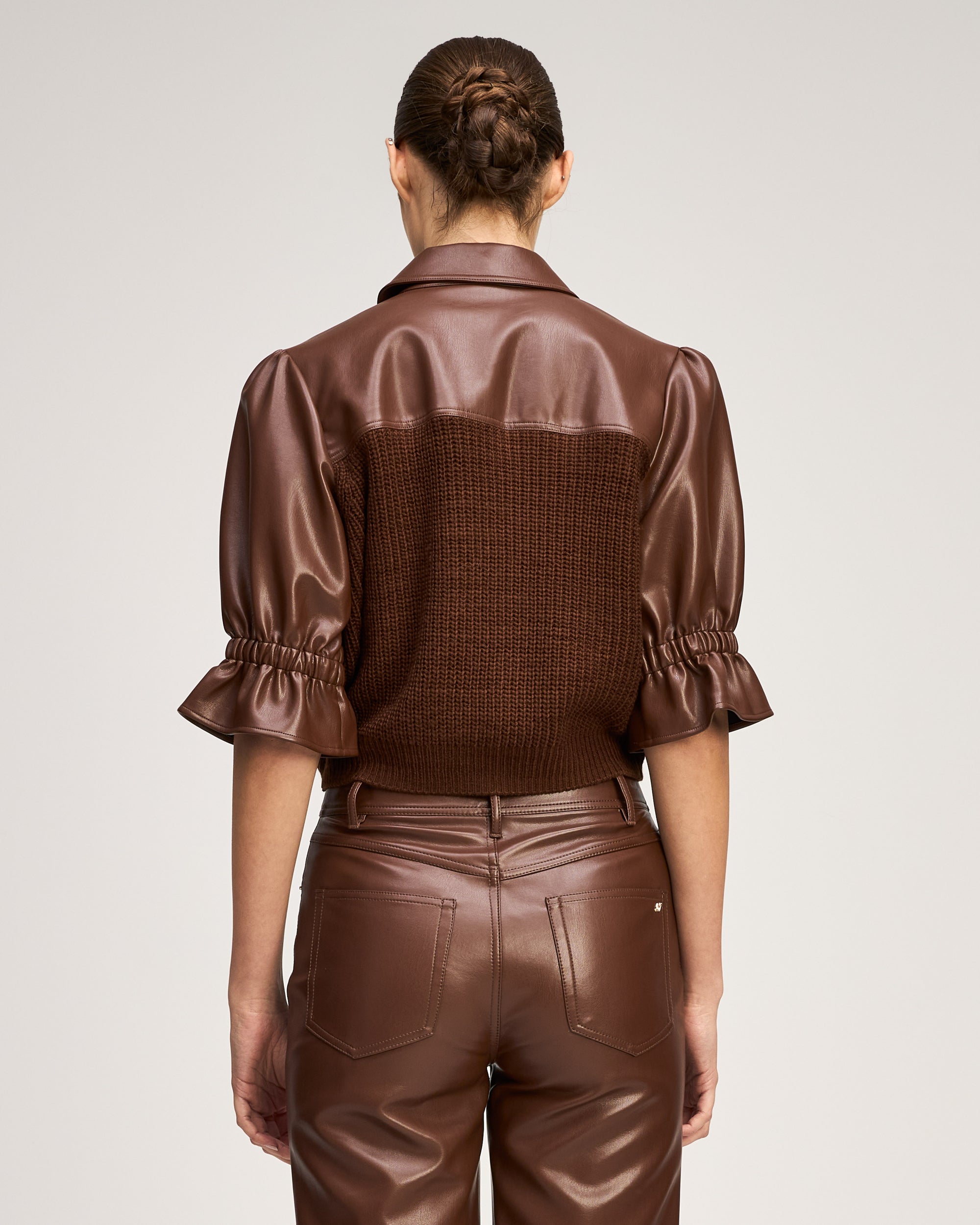 Knit Holly Combo Jacket