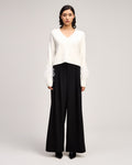 Brianne Feather V Neck Pullover
