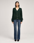 Briana Feather Cardigan