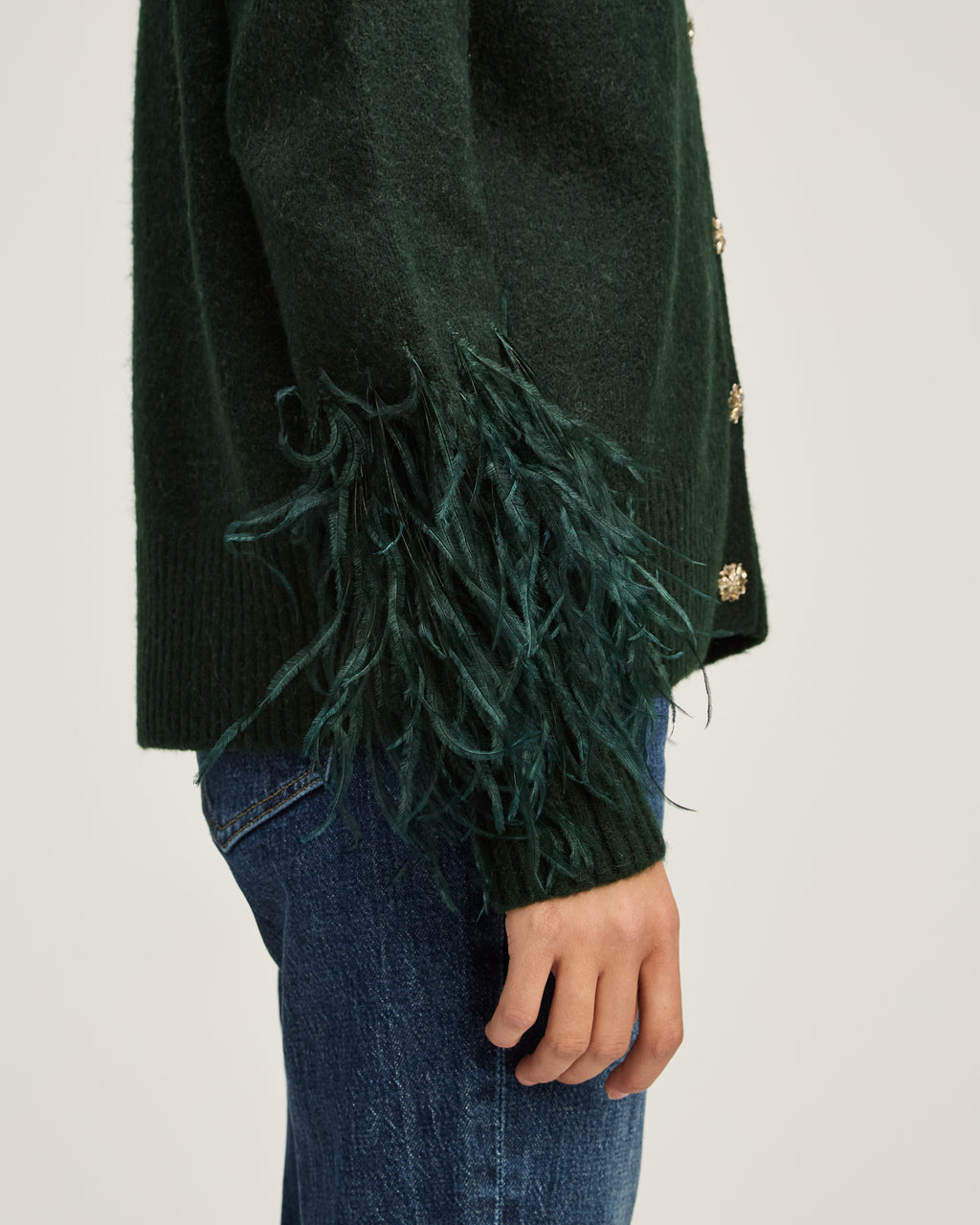 Briana Feather Cardigan