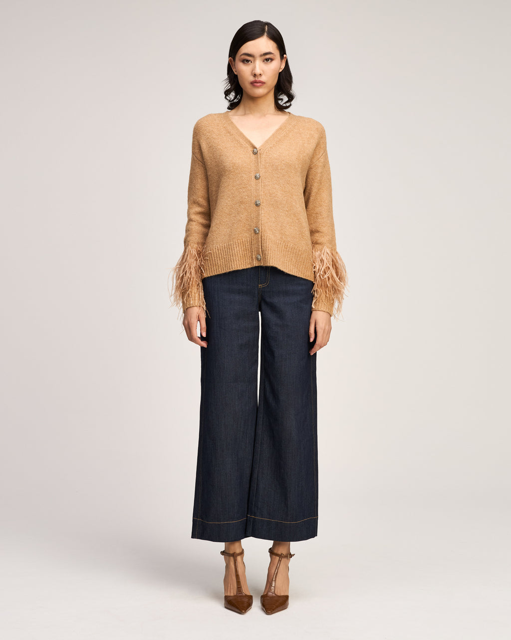Briana Feather Cardigan