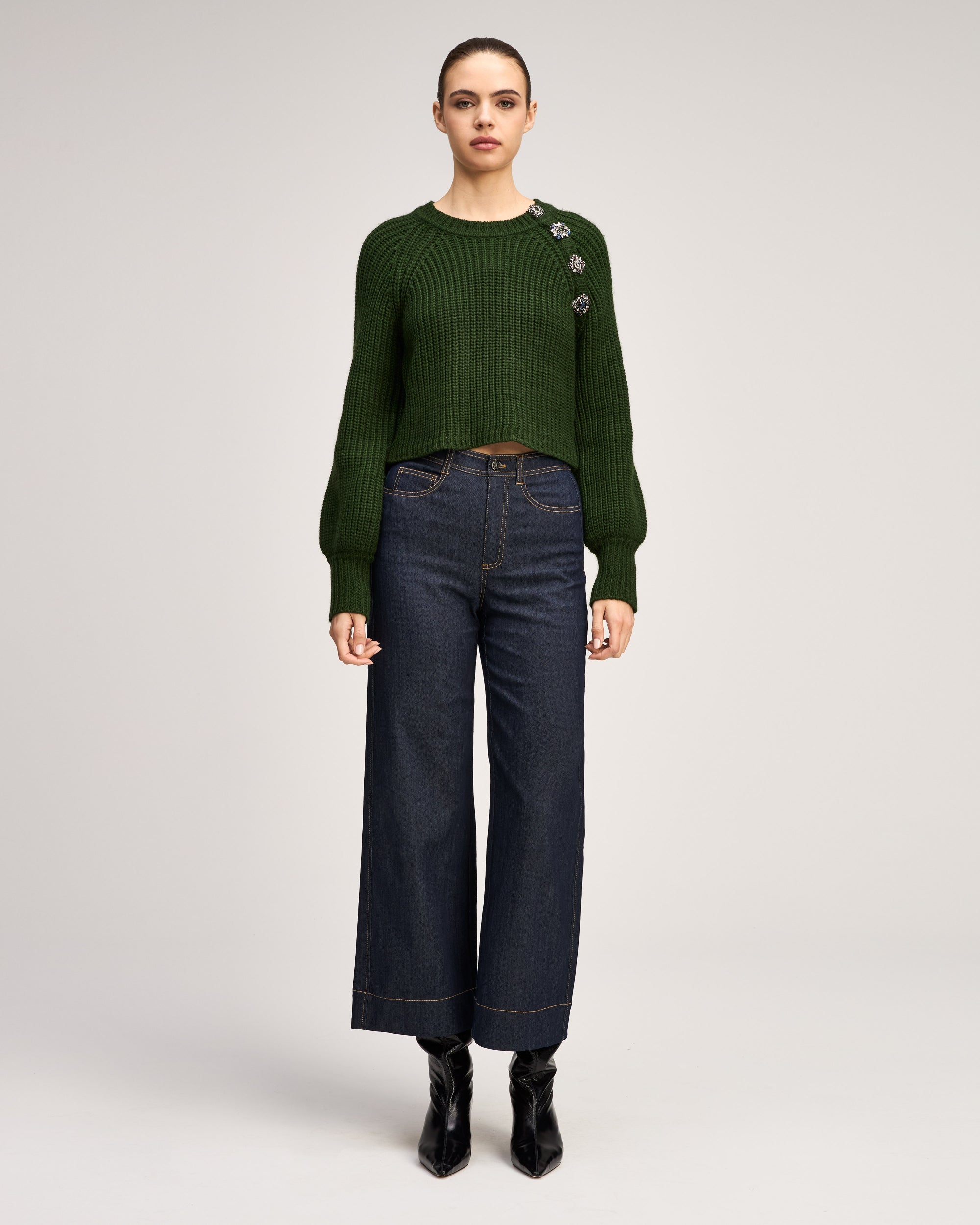 Keren Baroque Embellished Pullover