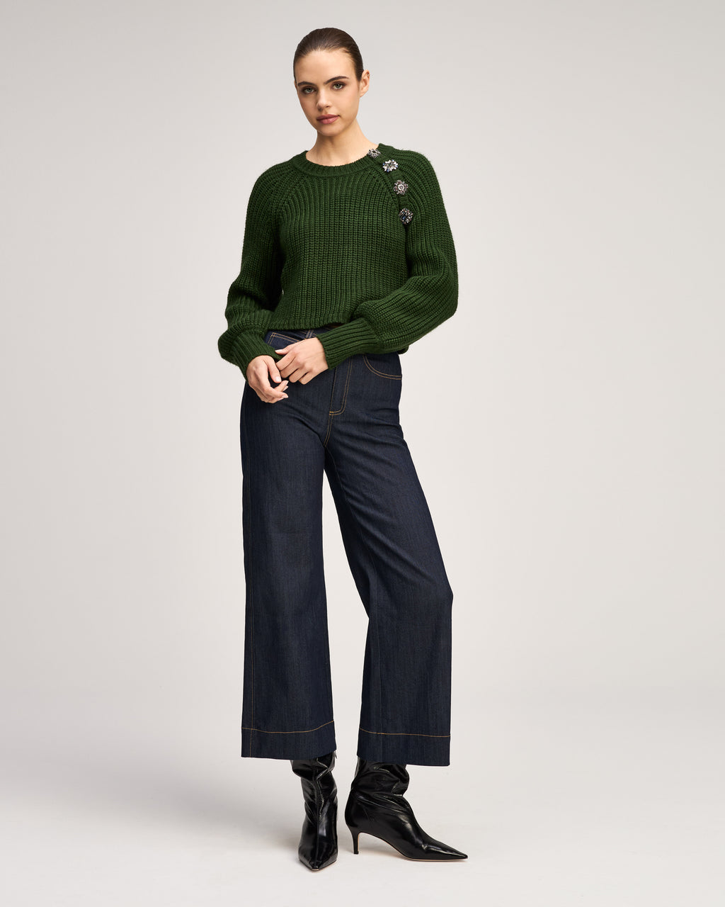 Keren Baroque Embellished Pullover