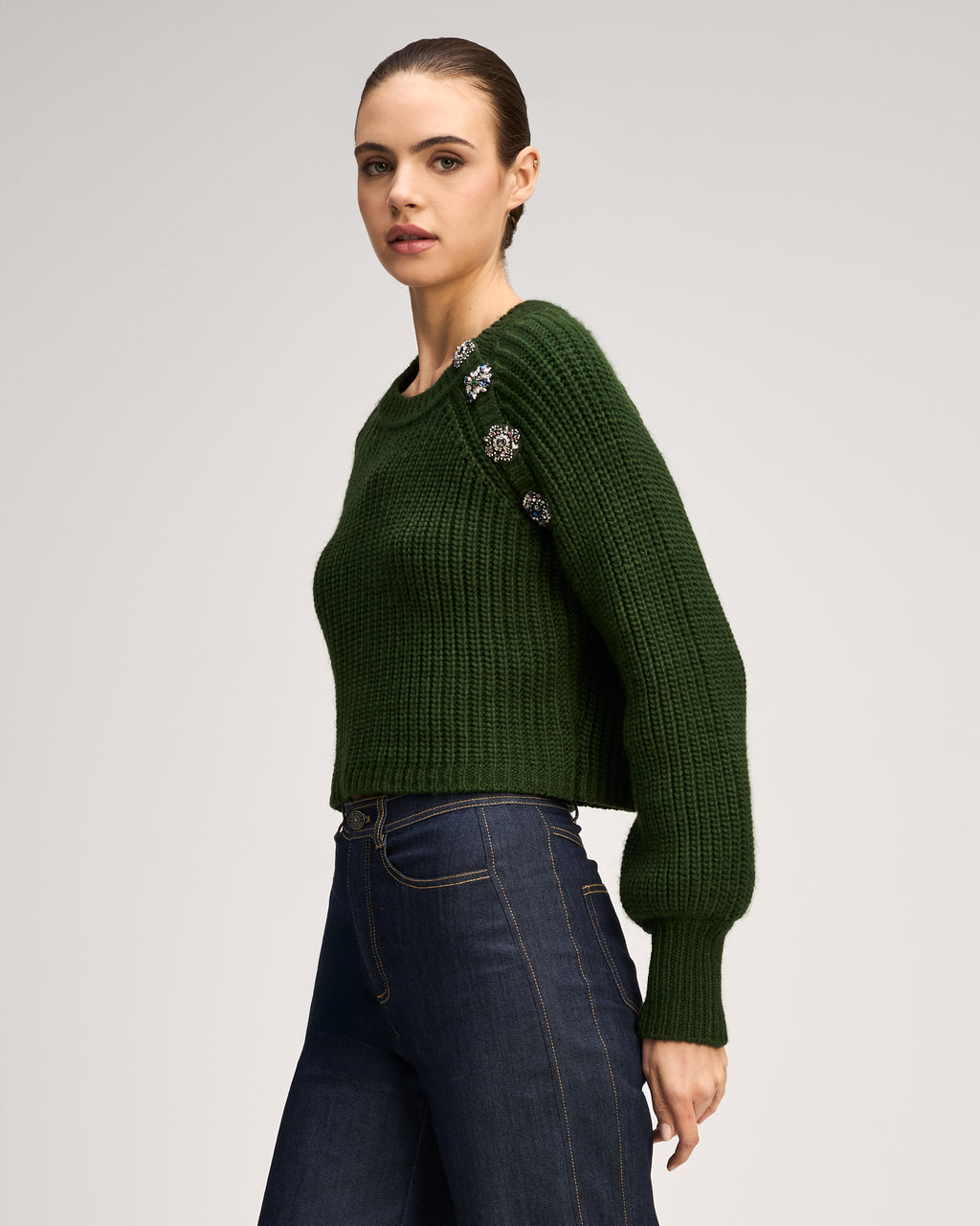 Keren Baroque Embellished Pullover