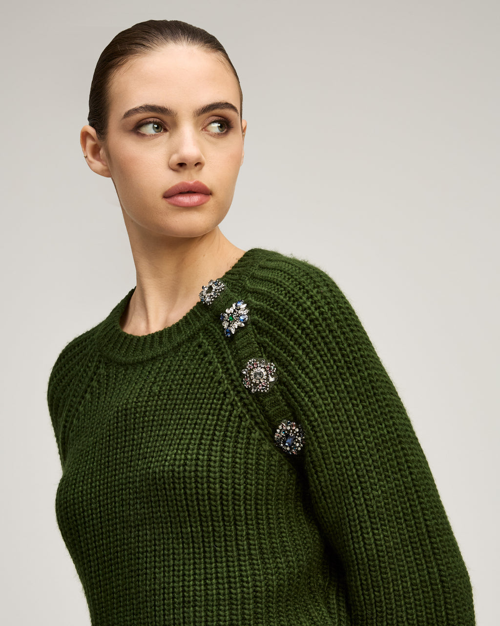 Keren Baroque Embellished Pullover