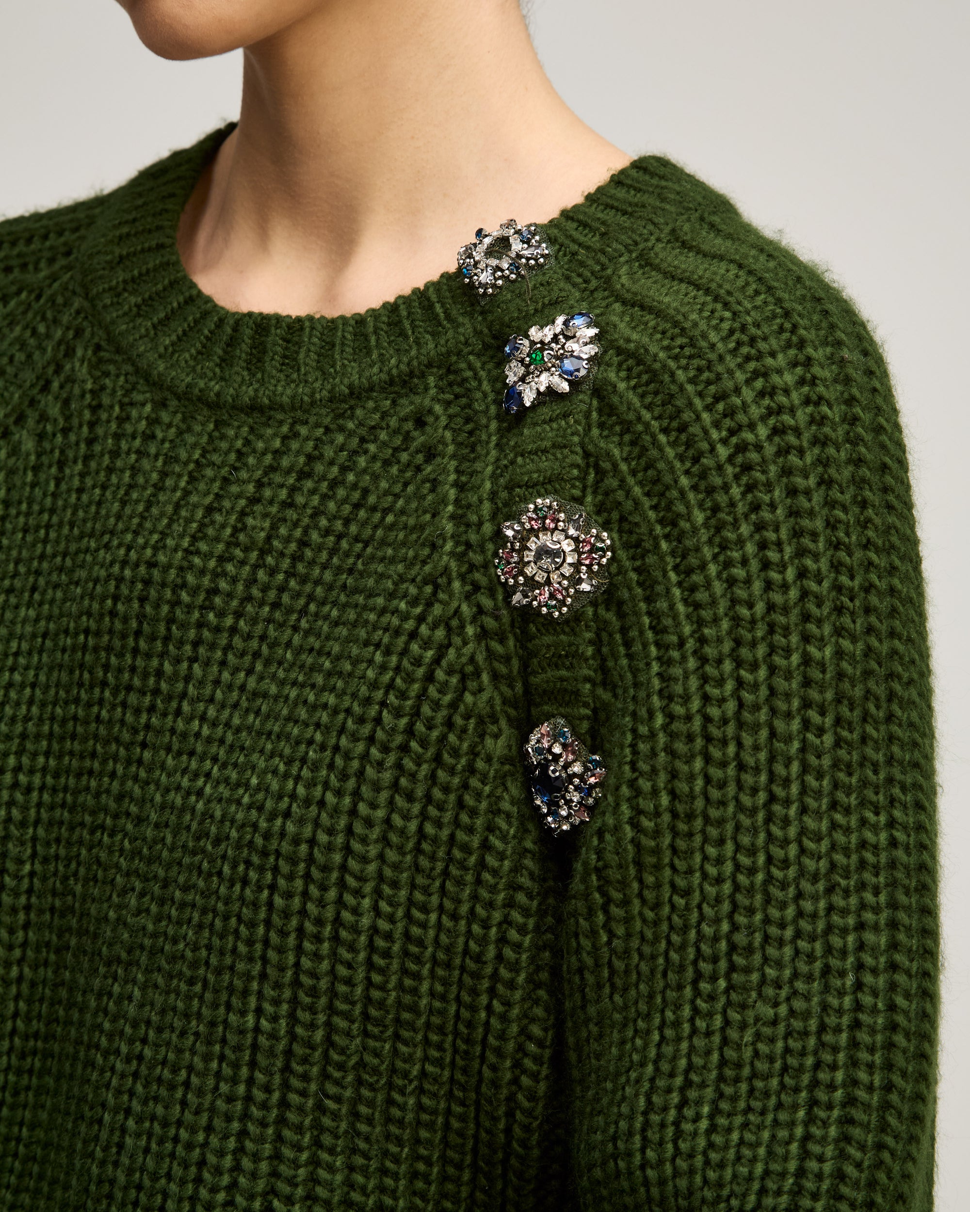 Keren Baroque Embellished Pullover