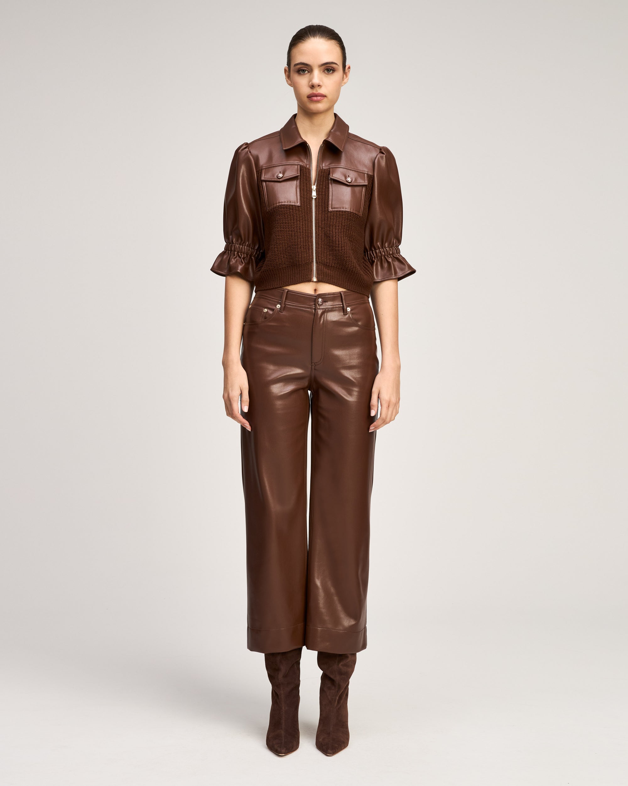 Vegan Leather Joey Pant
