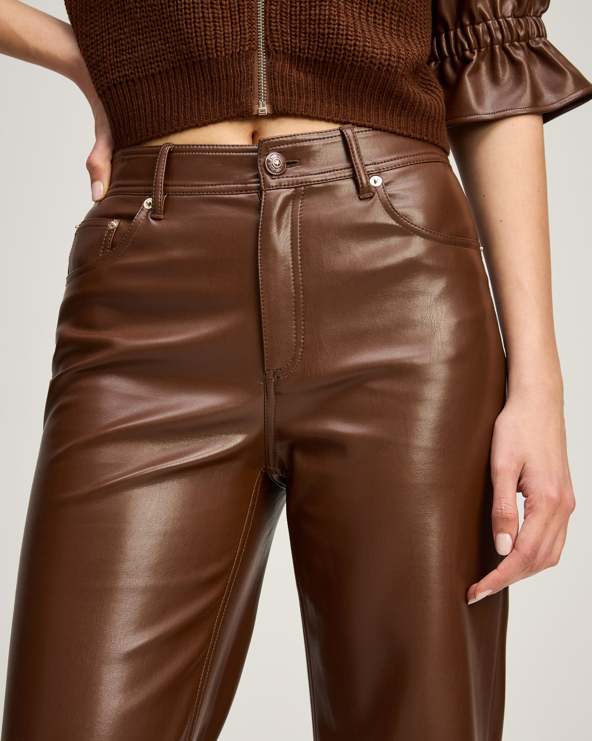 Vegan Leather Joey Pant