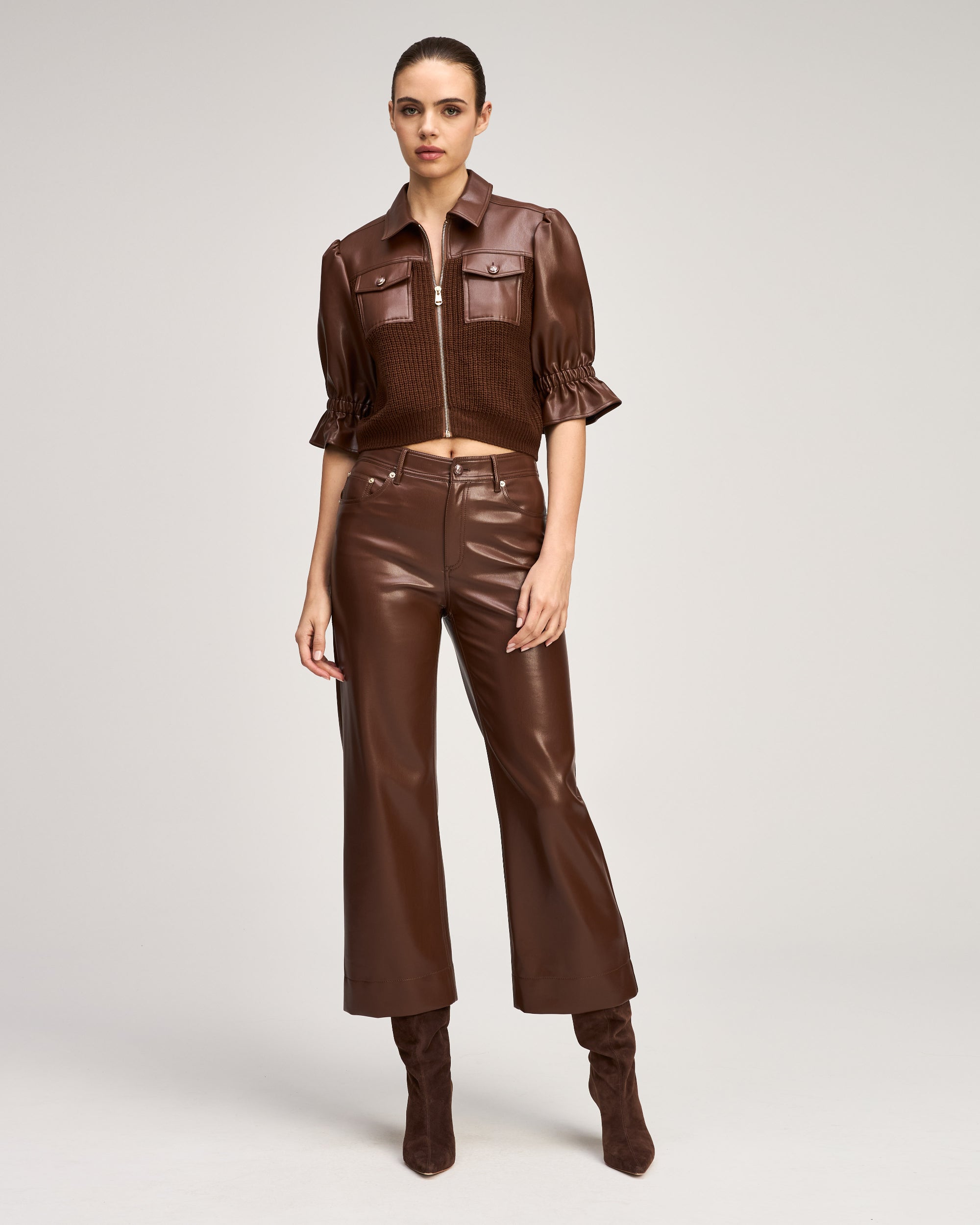 Vegan Leather Joey Pant