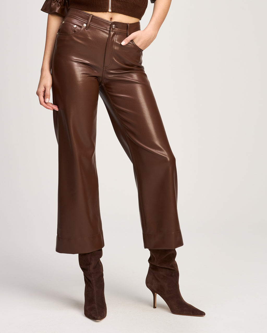 Vegan Leather Joey Pant