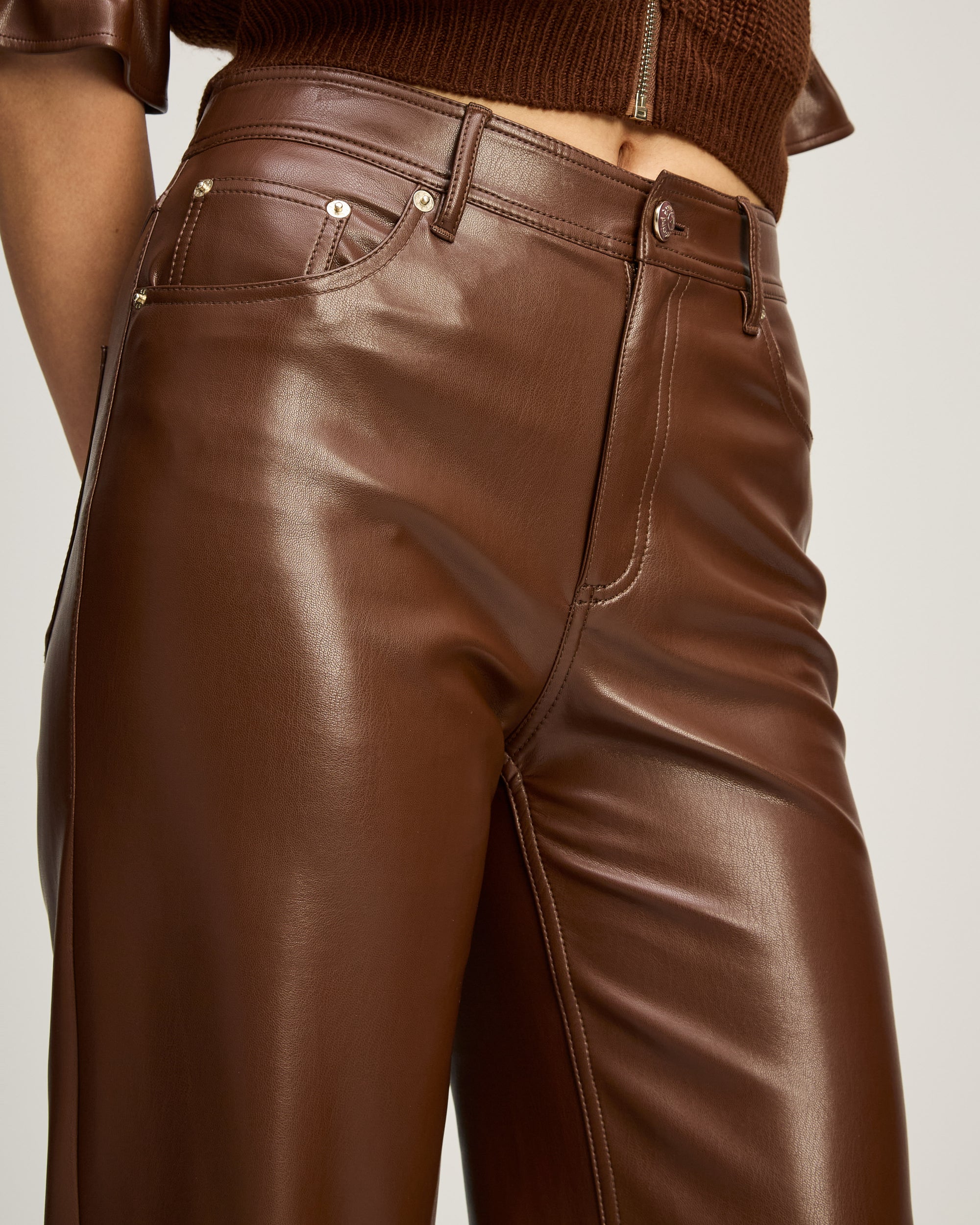 Vegan Leather Joey Pant