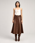 Vegan Leather Briony Skirt