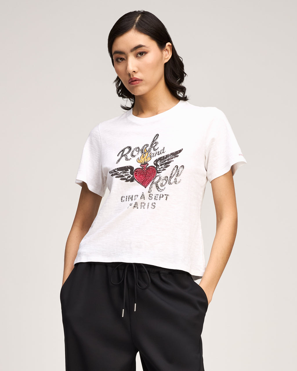 Heatset Lamour Rock And Roll Shrunken Tee