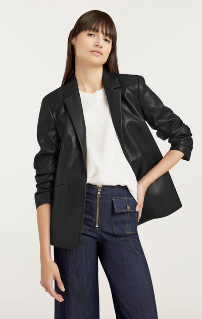 Vegan Leather Kylie Jacket