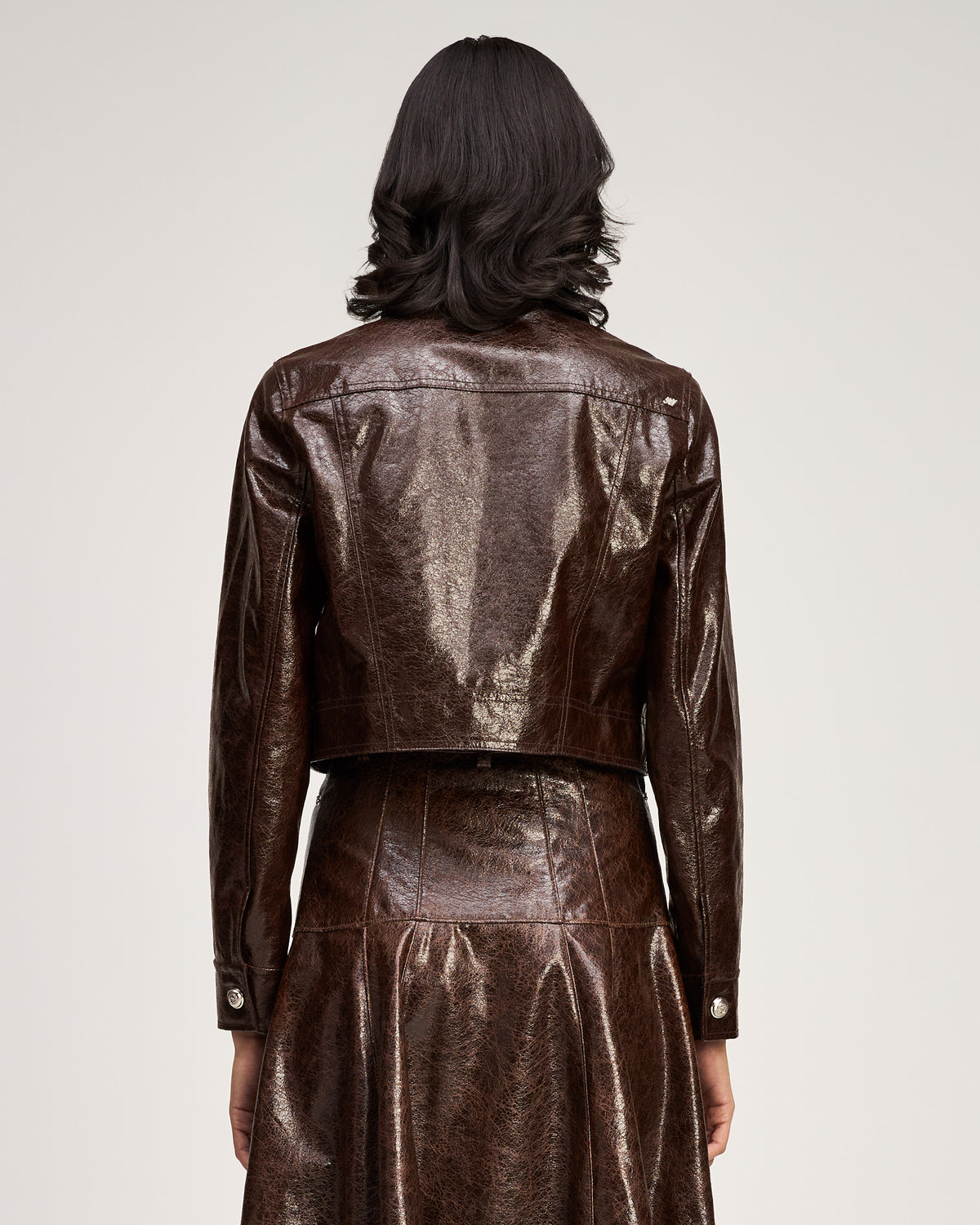 Tumbled Vegan Leather Lexie Jacket