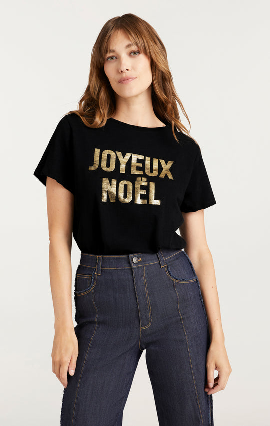 Foiled Joyeux Noel Tee