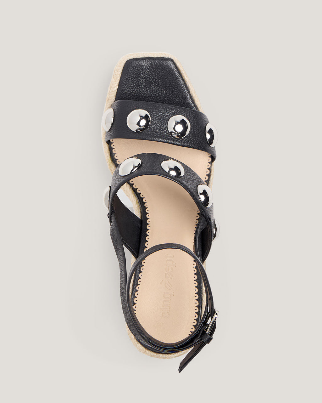 Georgia Studded Wedge Espadrille