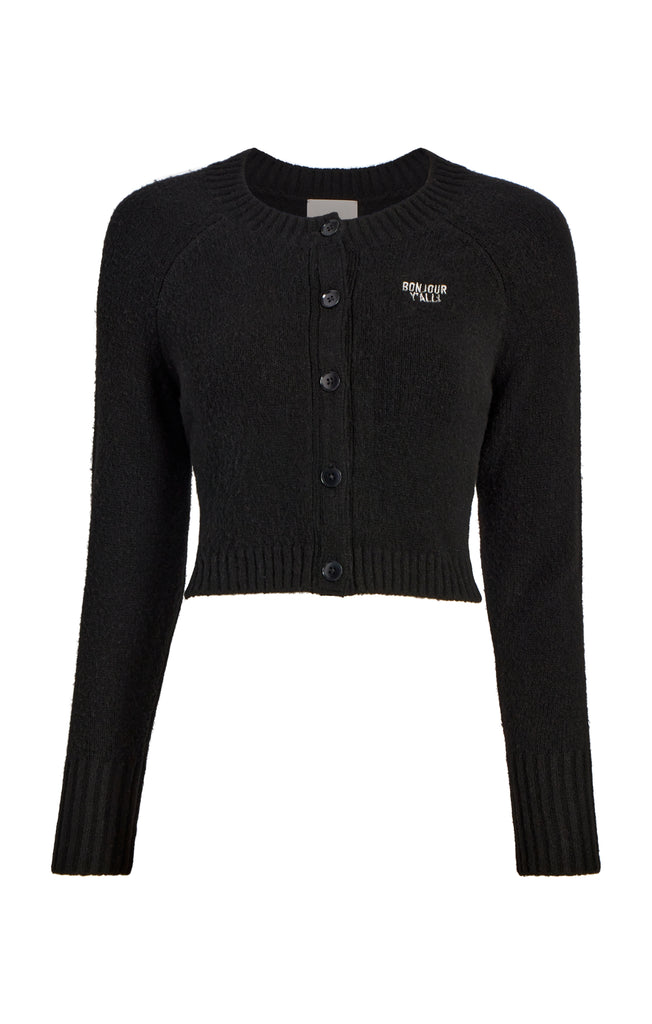 トップス 60's Gilison Black Acrylic Cardigan M Sadem zip cardigan 10490 Black | Samsøe Samsøe®