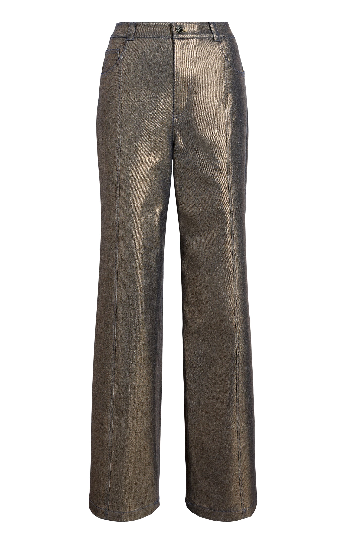 Gold Coated Francine Jeans Cinq Sept Gold Coated Francine Jeans Cinq Sept