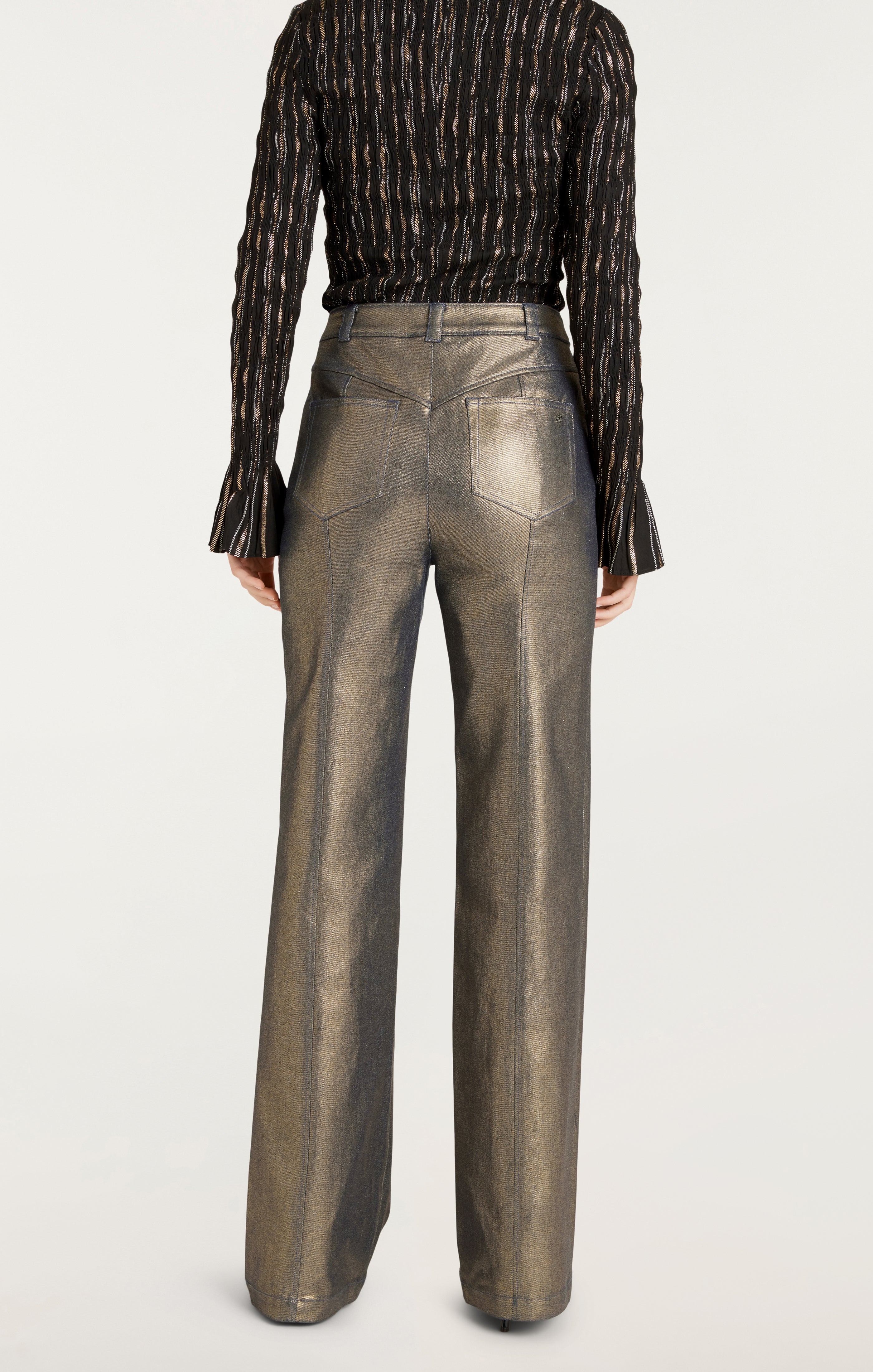 Gold Coated Francine Jeans – Cinq à Sept