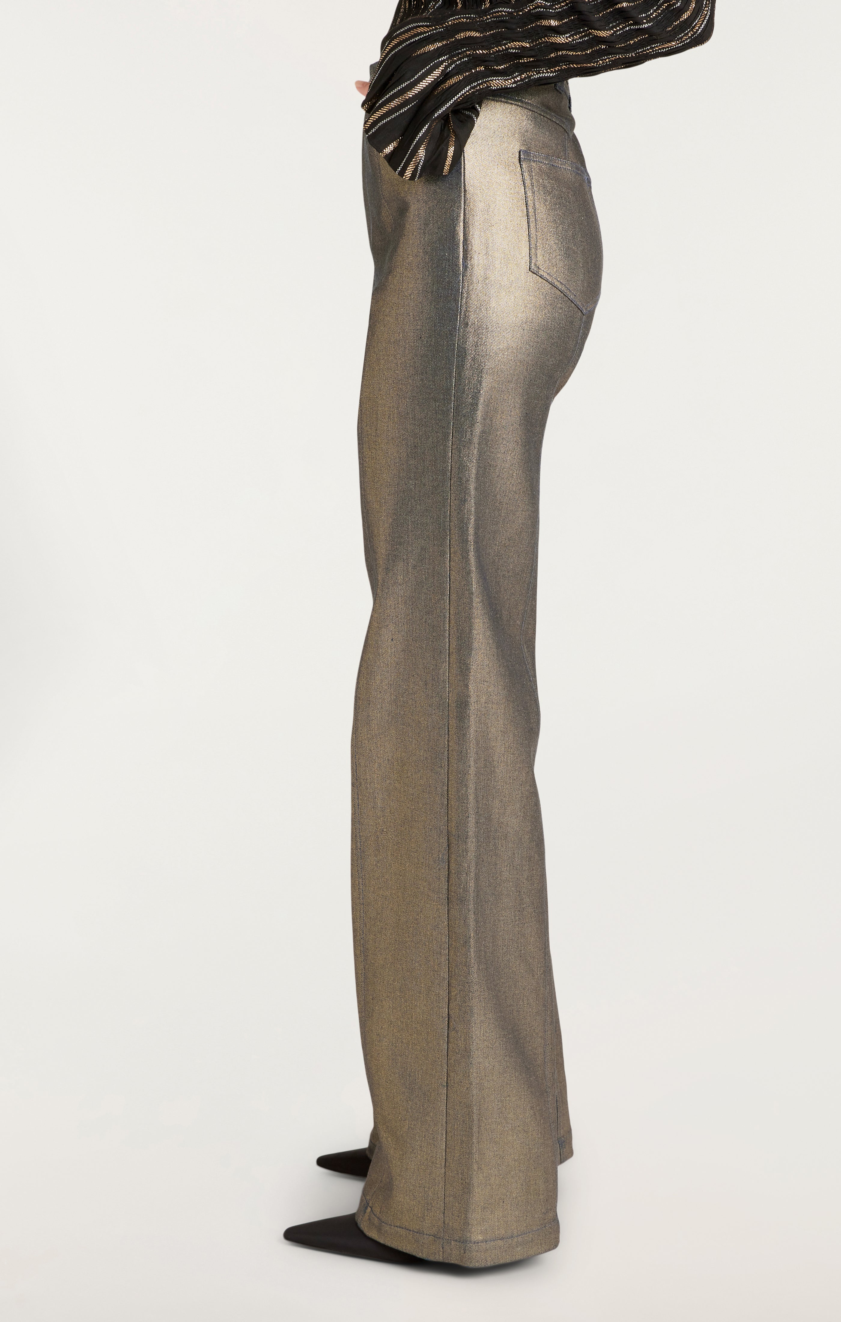 Gold Coated Francine Jeans – Cinq à Sept