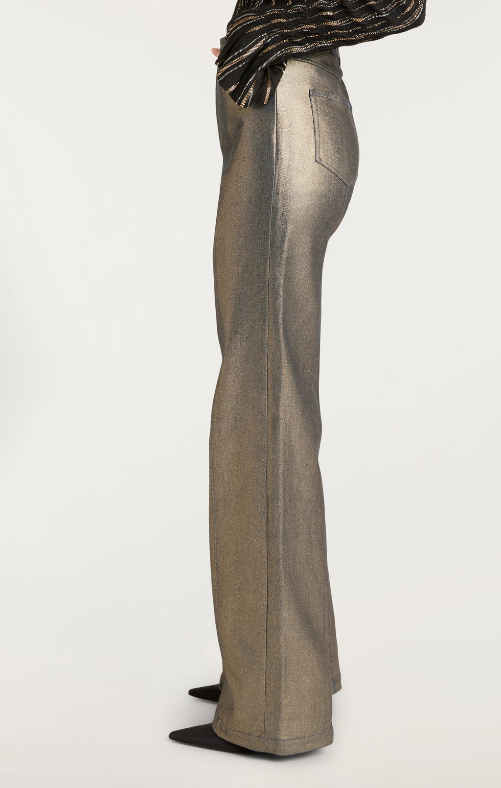 Gold Coated Francine Jeans