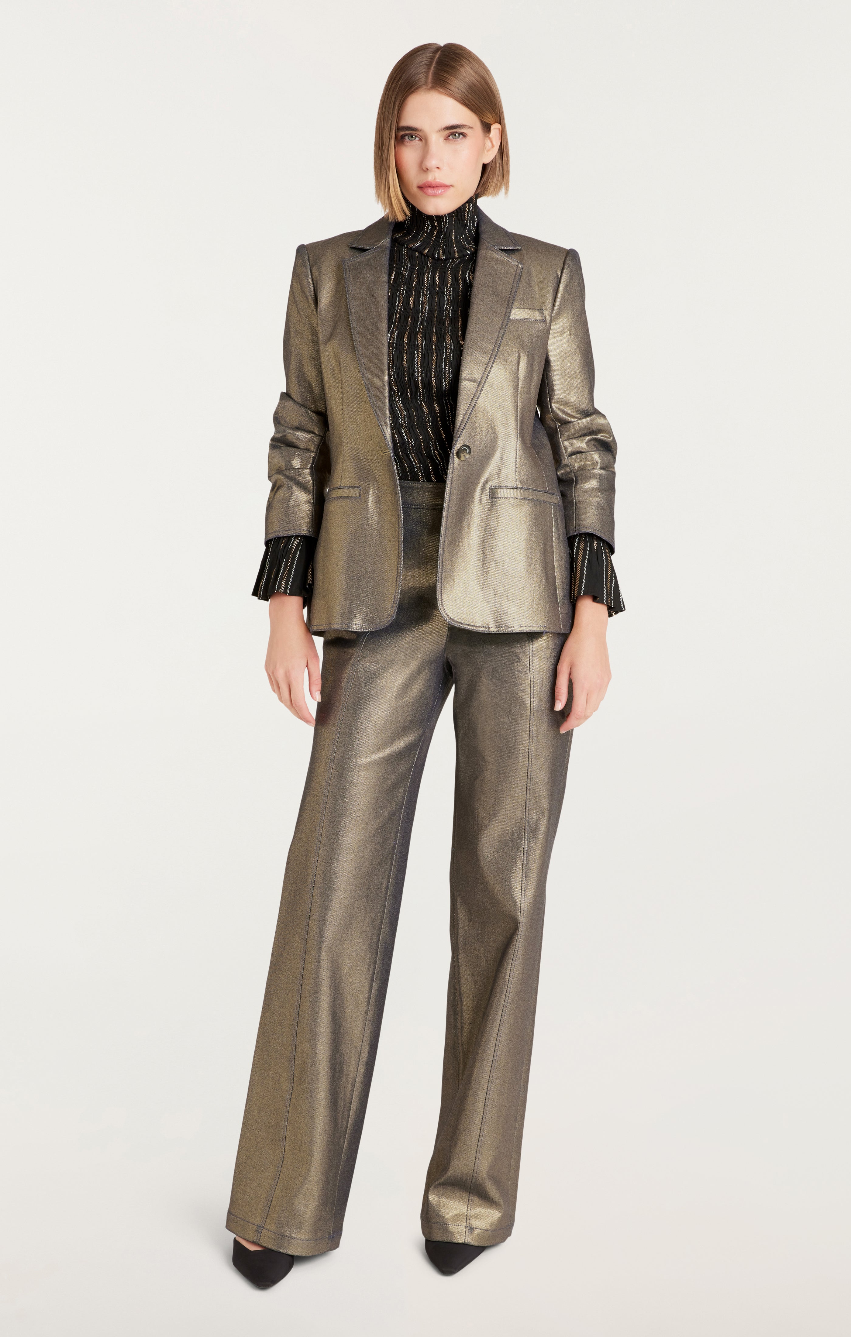 Gold Coated Francine Jeans – Cinq à Sept