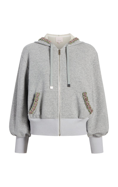 Heather Maddie Zip Up Sweatshirt