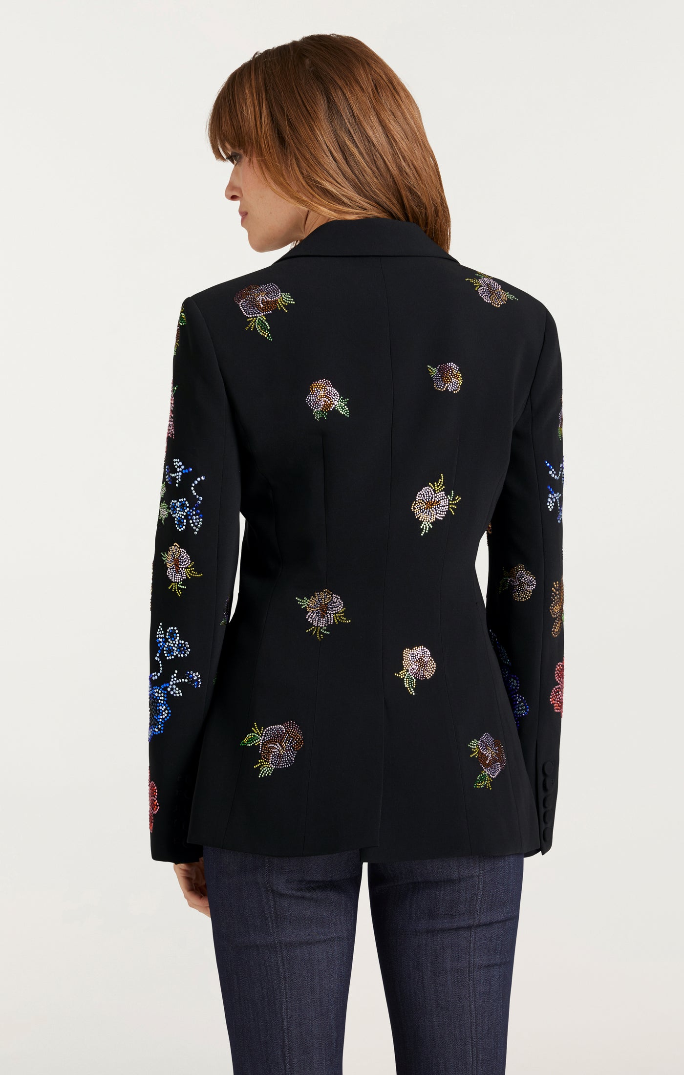 Heatset Pansy Garden Cheyenne Blazer