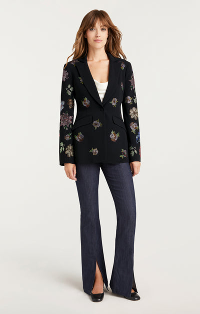 Heatset Pansy Garden Cheyenne Blazer