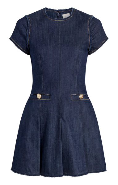 ワンピース RONRON NON FADE POCKET HEART POINT DENIM DRESS INDIGO BLUE R INDIGODENIMNOVADRESS_ZD2799150