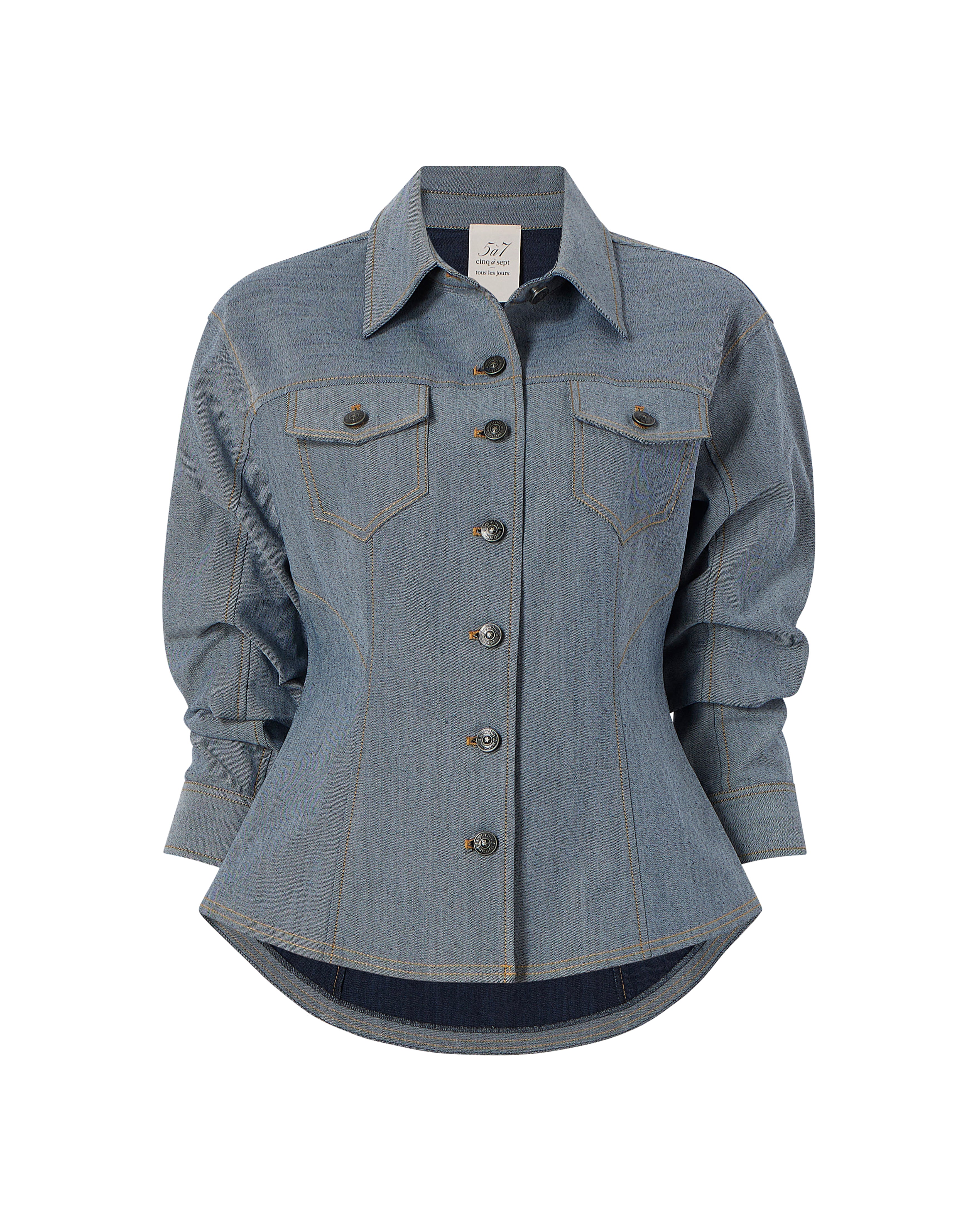 Reverse Scrunched Canyon Jean Jacket