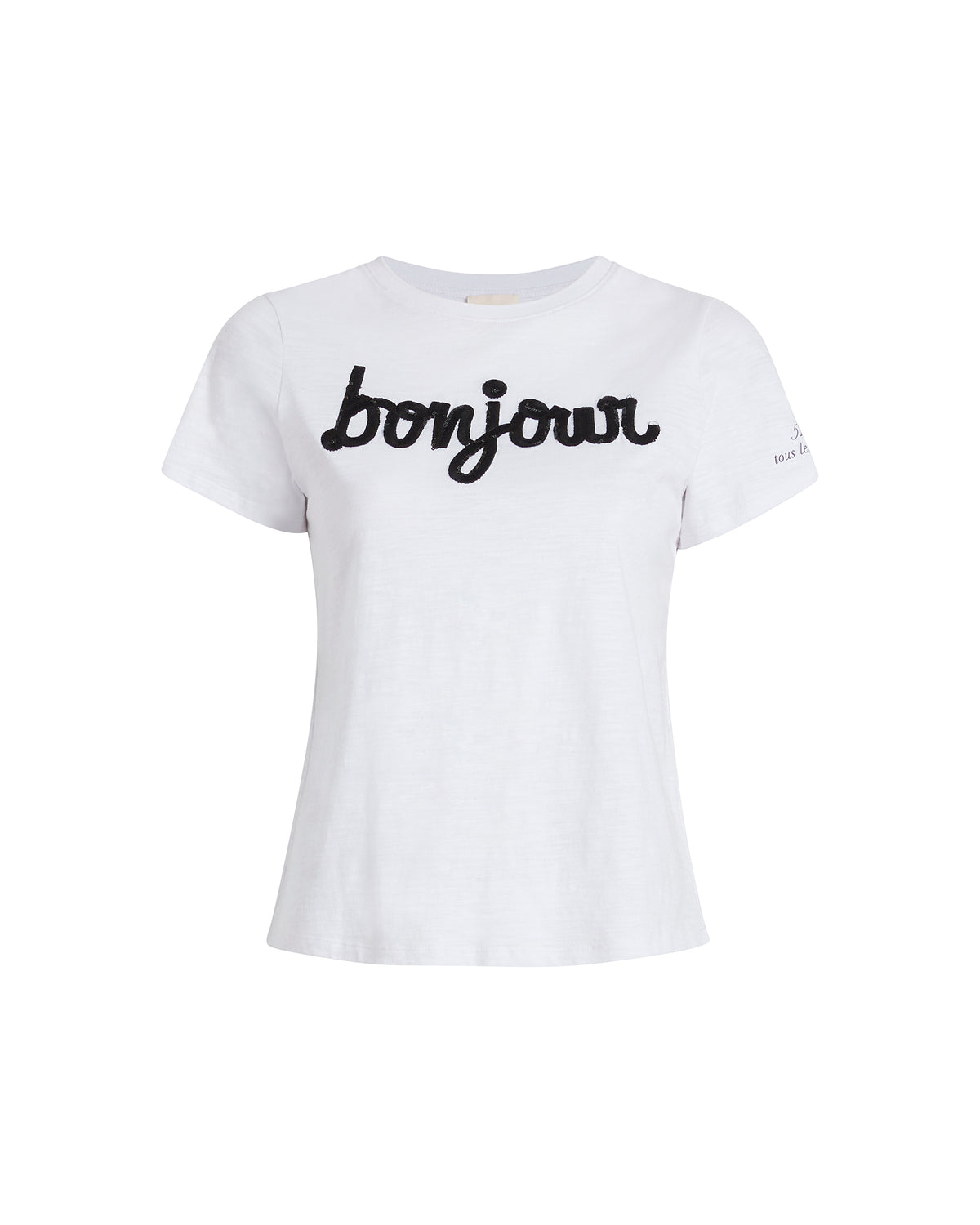Shrunken Fringe Bonjour Tee