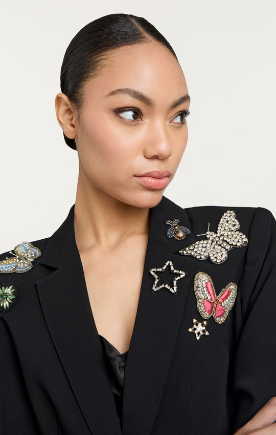 Butterfly Embellished Kylie Blazer