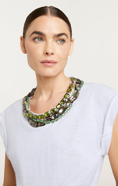 Chunky Rhinestone Embellished Bella Tee