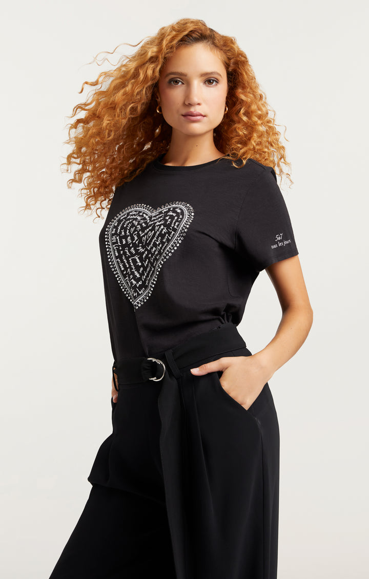 a♡ Diamond Vines Washed Bree Tee – Cinq à Sept