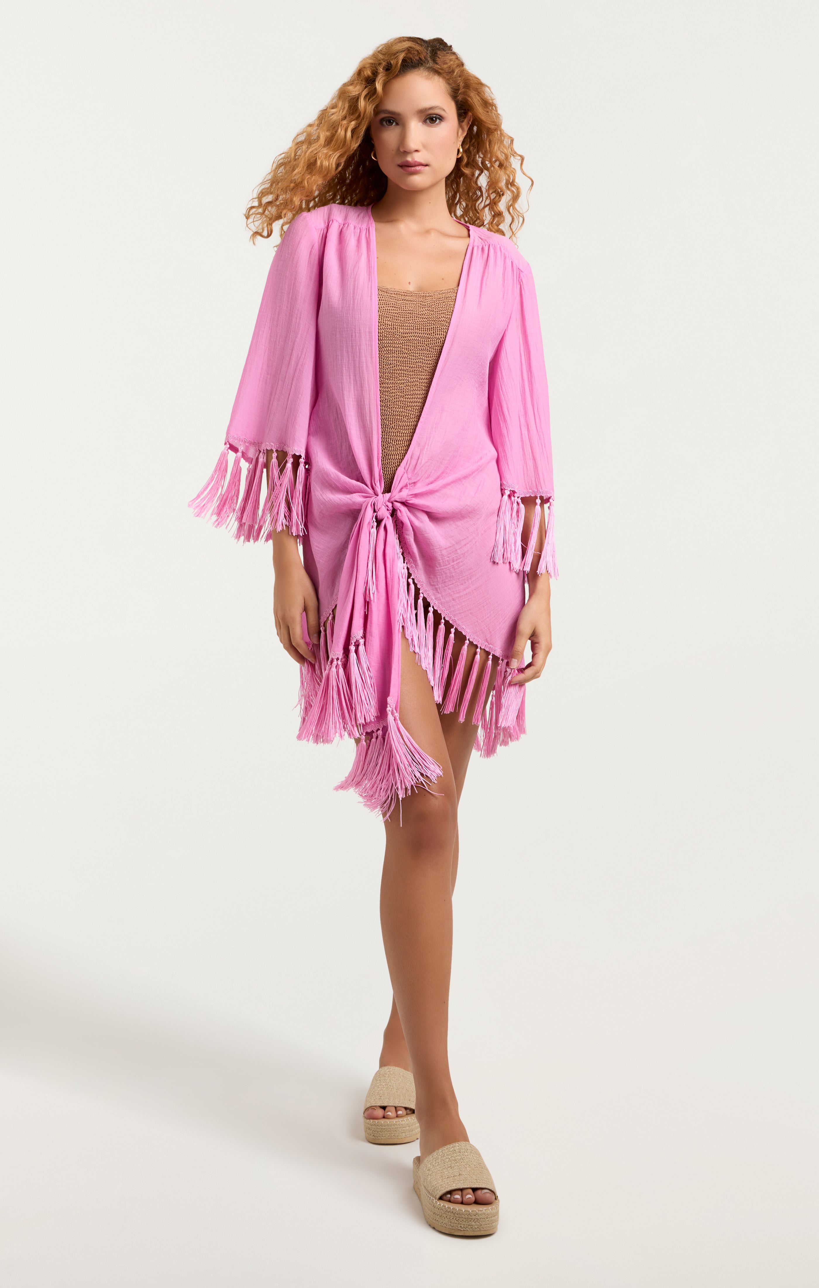 Crinkle Tencel Mini Stefie Coverup