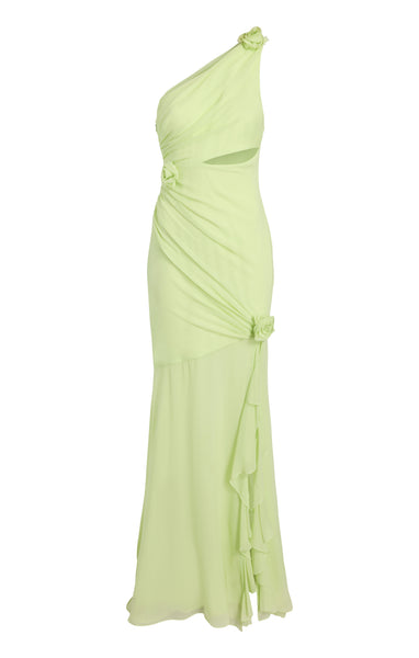 cinq a sept one shoulder dress Cinq  Sept Mia One-shoulder Gown
