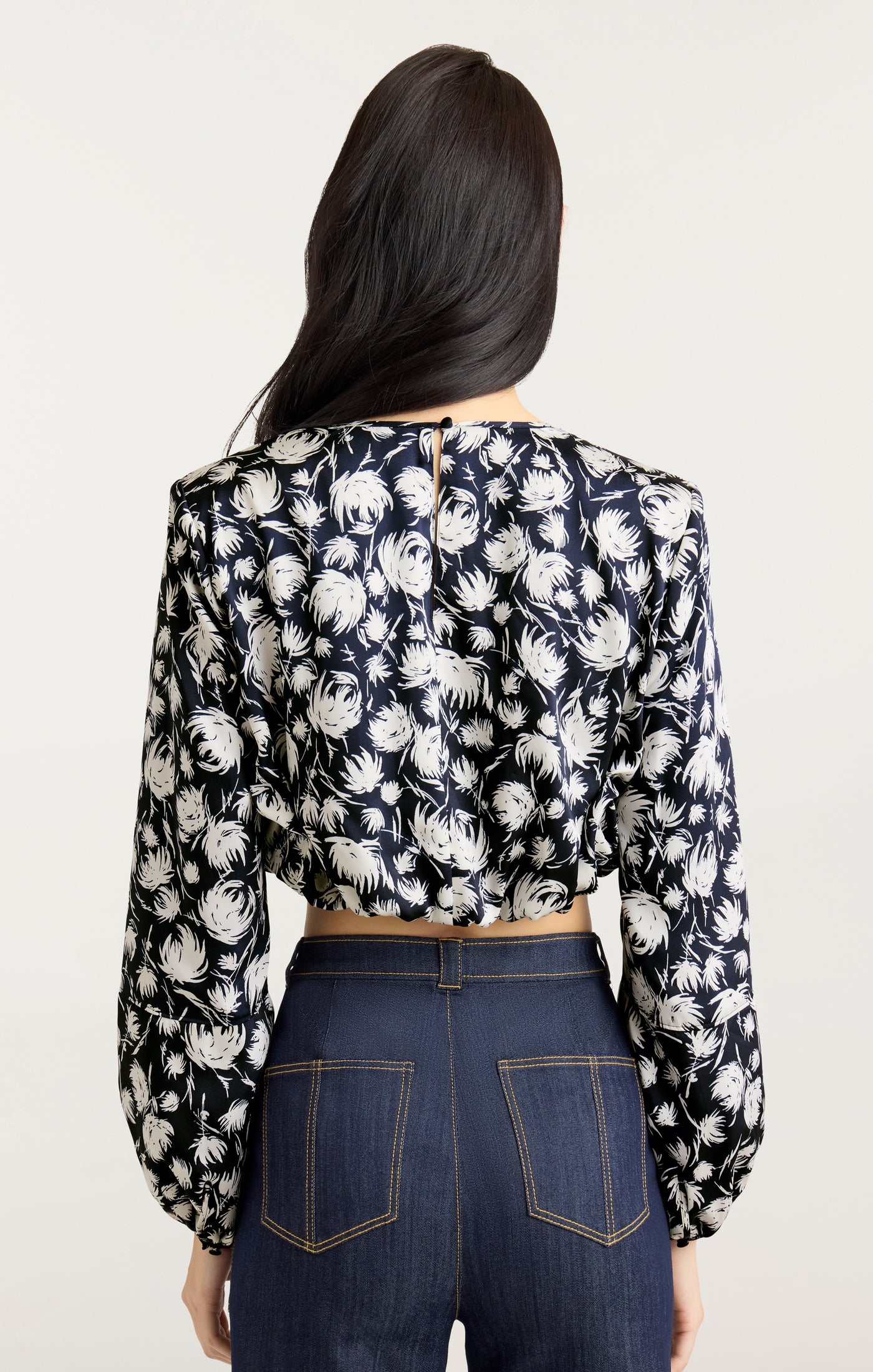 Graphic Floral Kamala Top