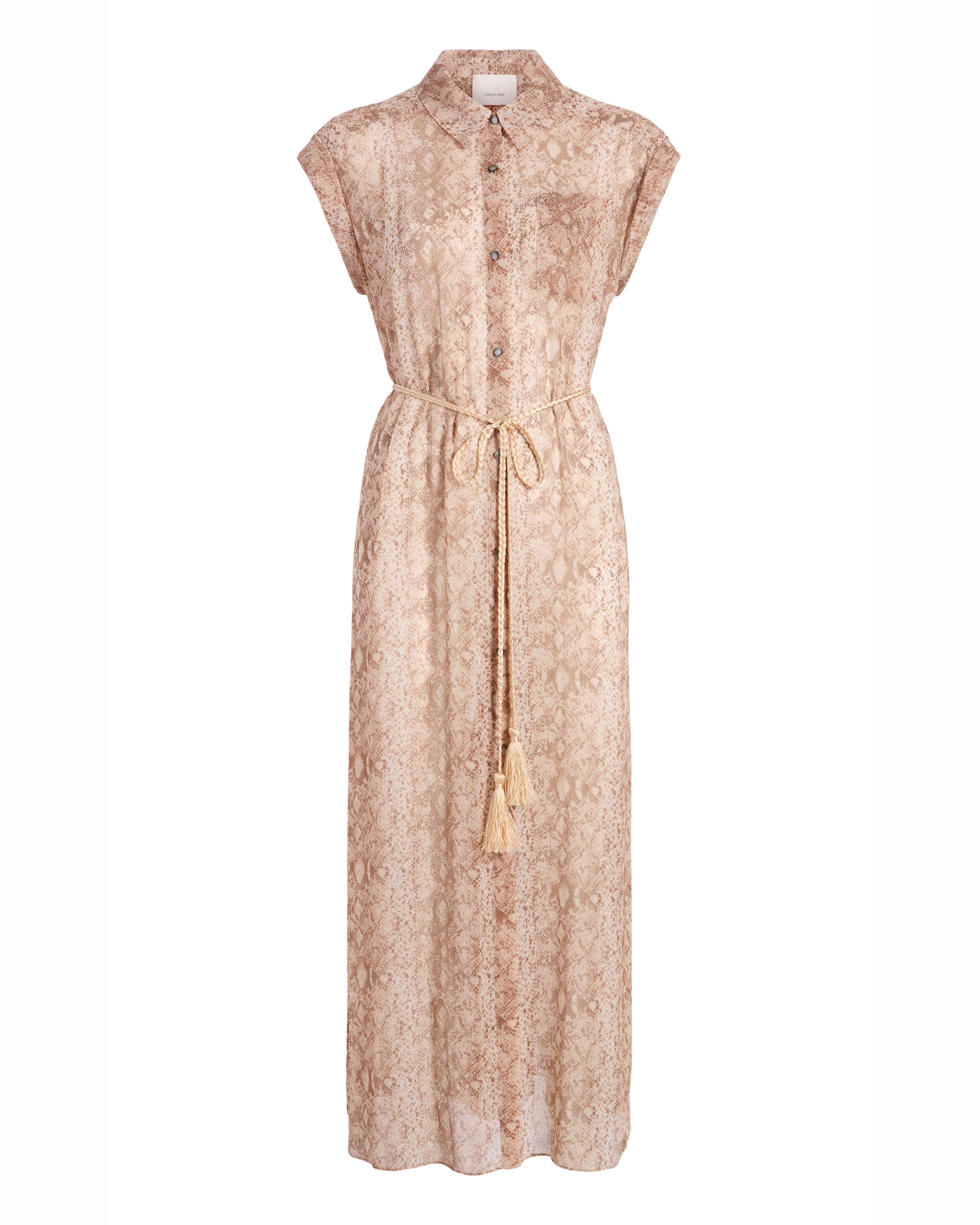 Snake Sleeveless Melanie Coverup