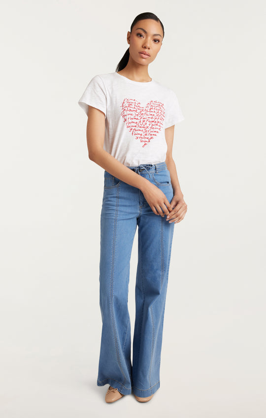 Je T'aime Heart Tee