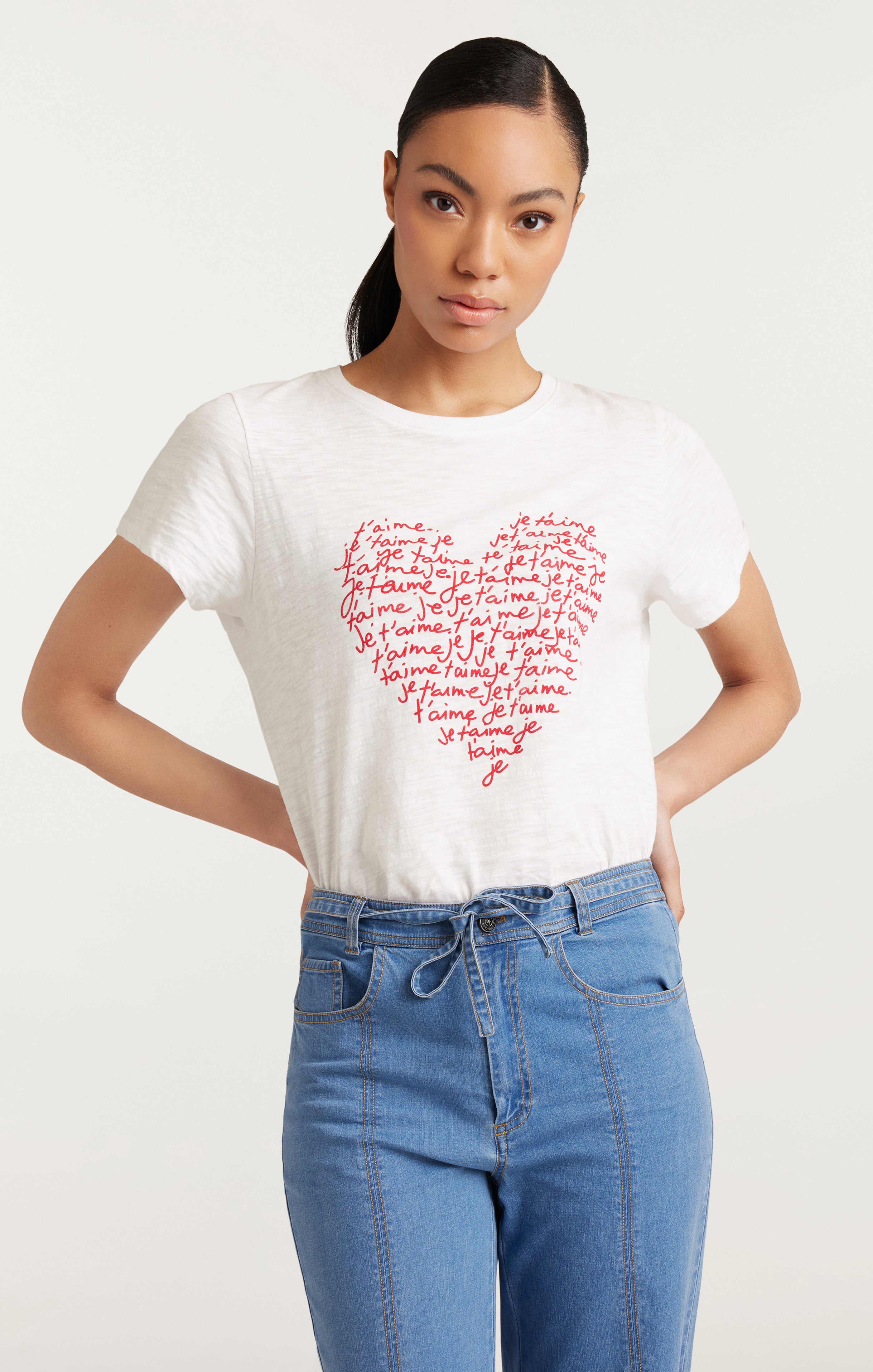 Je T'aime Heart Tee